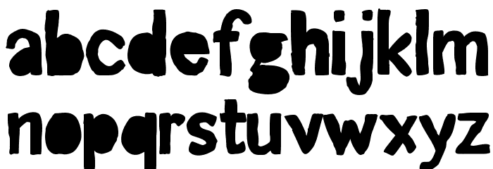 Gagaille seconde Regular Schriftart Kleinbuchstaben