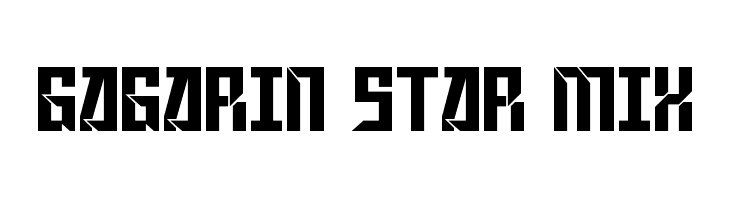 Gagarin Star Mix  Descarca Fonturi Gratis