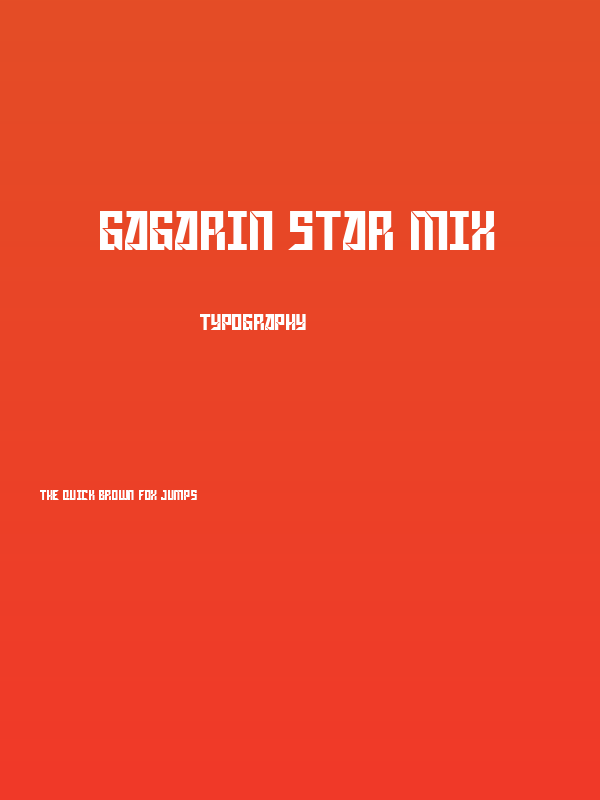 Gagarin Star Mix Poster