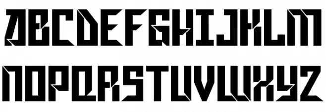 Gagarin Star Mix Schriftart Kleinbuchstaben