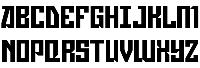 Gagarin Font LOWERCASE