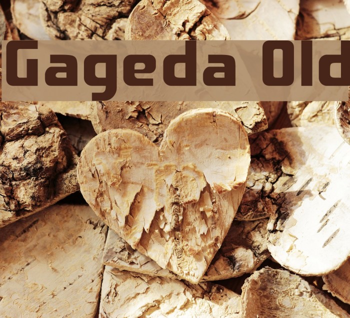 Gageda Old Font examples