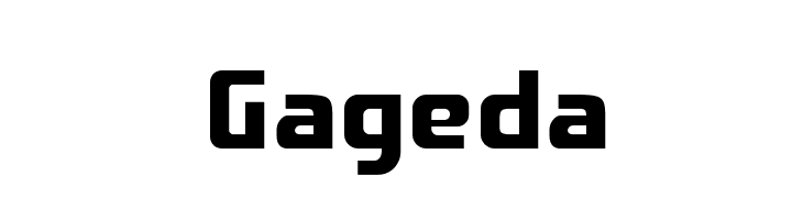 Gageda Font
