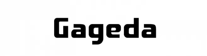 Gageda  Frei Schriftart Herunterladen