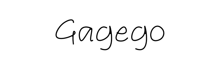 Gagego  font caratteri gratis