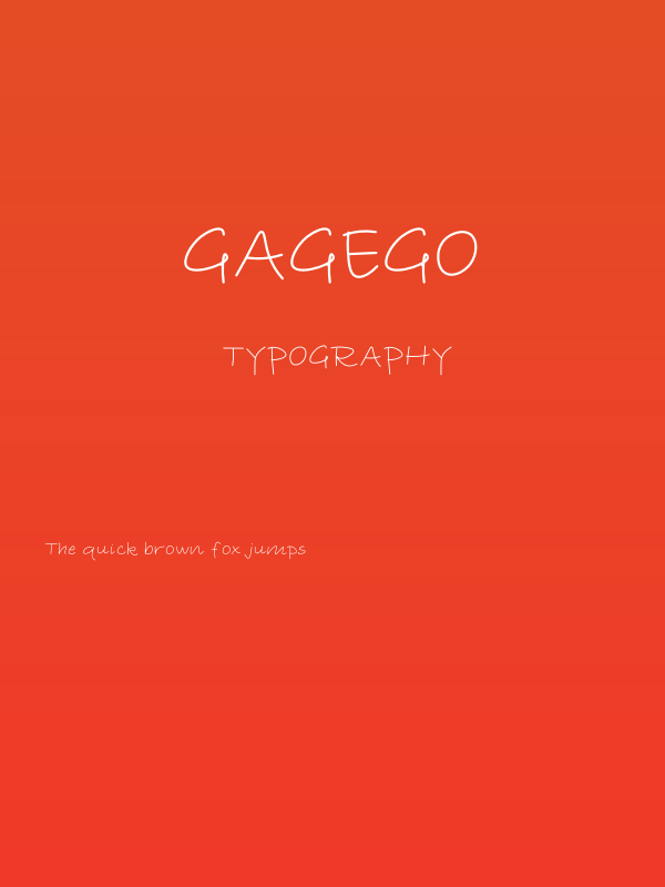 Gagego Poster