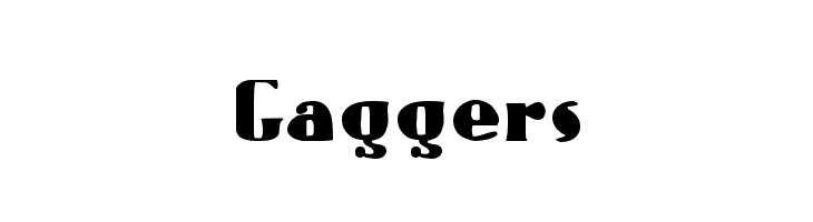 Gaggers Font