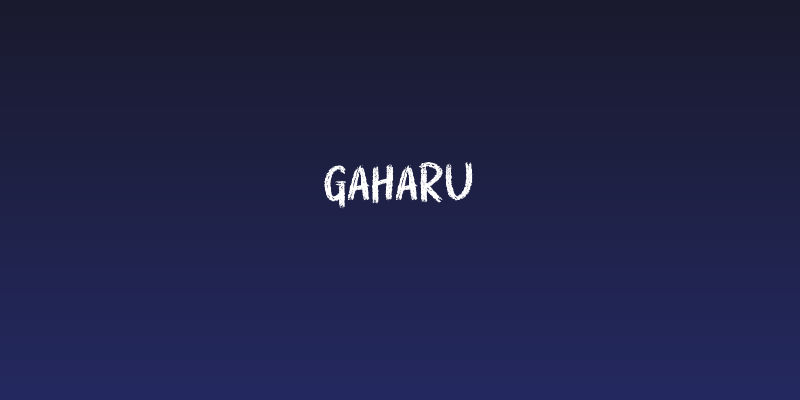 Gaharu Social Header