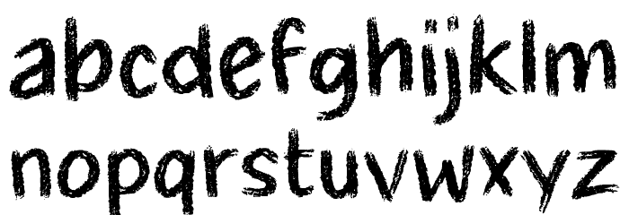 Gaharu Font Litere mici