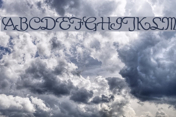 Gaheris Demo Font examples