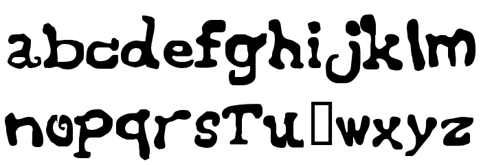 GaiasianM Font LOWERCASE