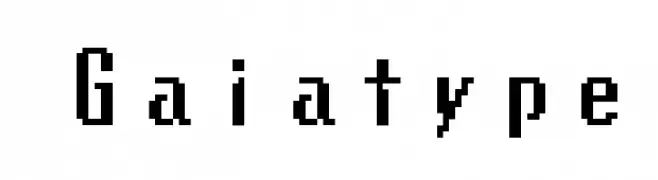 Gaiatype  Frei Schriftart Herunterladen