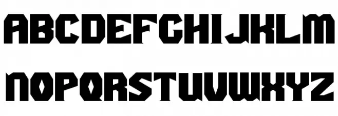 Gaiking Extended Schriftart Groß