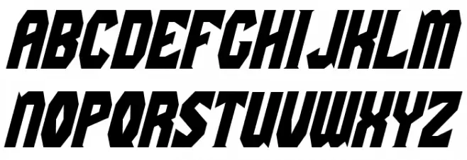 Gaiking Italic Polices MAJUSCULES