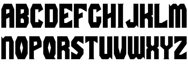 Gaiking Schriftart Groß