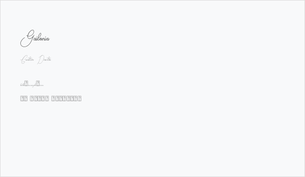 Gailenia Business Card