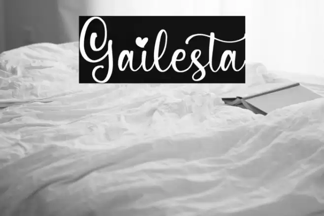Gailesta Font examples