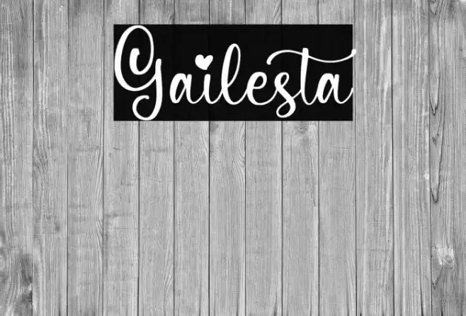 Gailesta Font examples