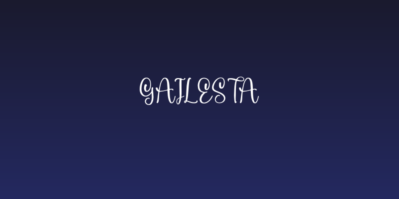 Gailesta Social Header
