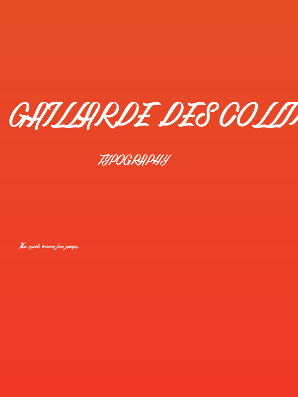 Gaillarde des Collines_PersonalUseOnly Poster