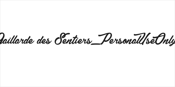 Gaillarde des Sentiers_PersonalUseOnly Logo