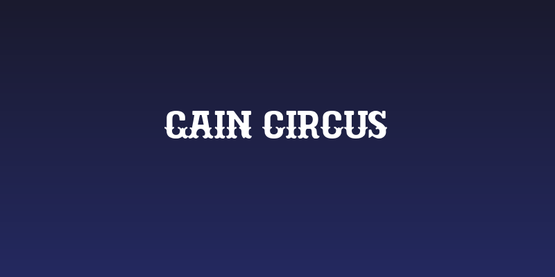 Gain Circus Social Header
