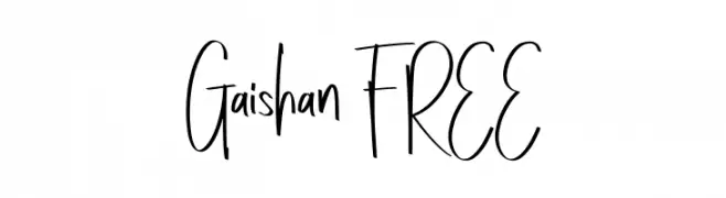 Gaishan FREE Font