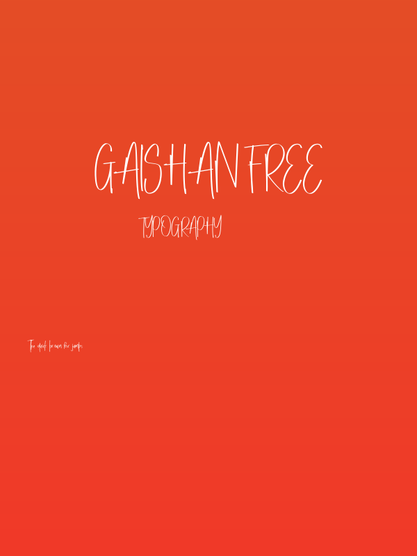 Gaishan FREE Poster