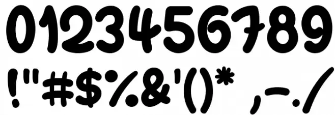 Gaitera Ball Font OTHER CHARS