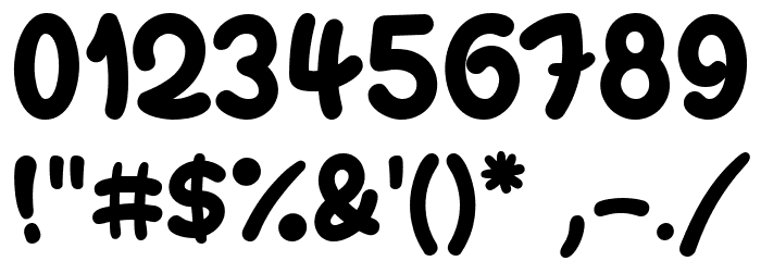 Gaitera Ball Font OTHER CHARS