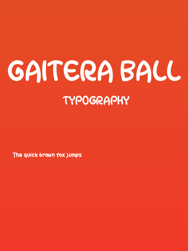 Gaitera Ball Poster