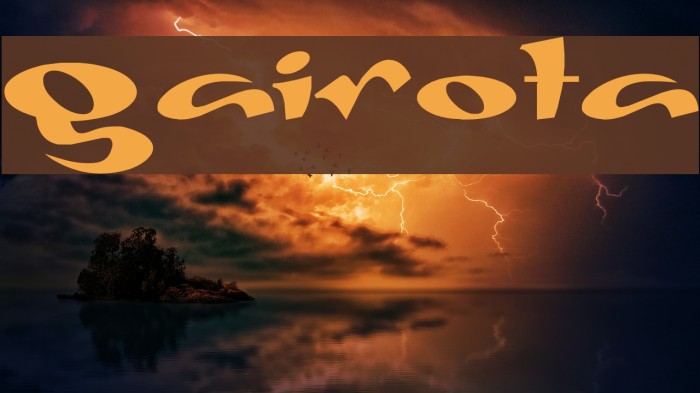 Gaivota Font examples