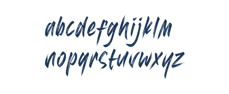 Gakuran Demo Regular Lowercase