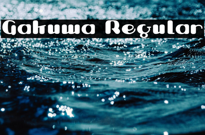 Gakuwa Regular Example 1