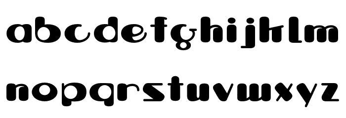 Gakuwa Regular フォント 小文字