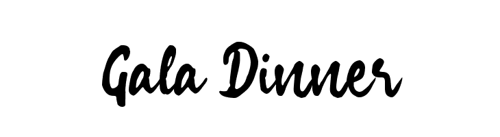 Gala Dinner  baixar fontes gratis