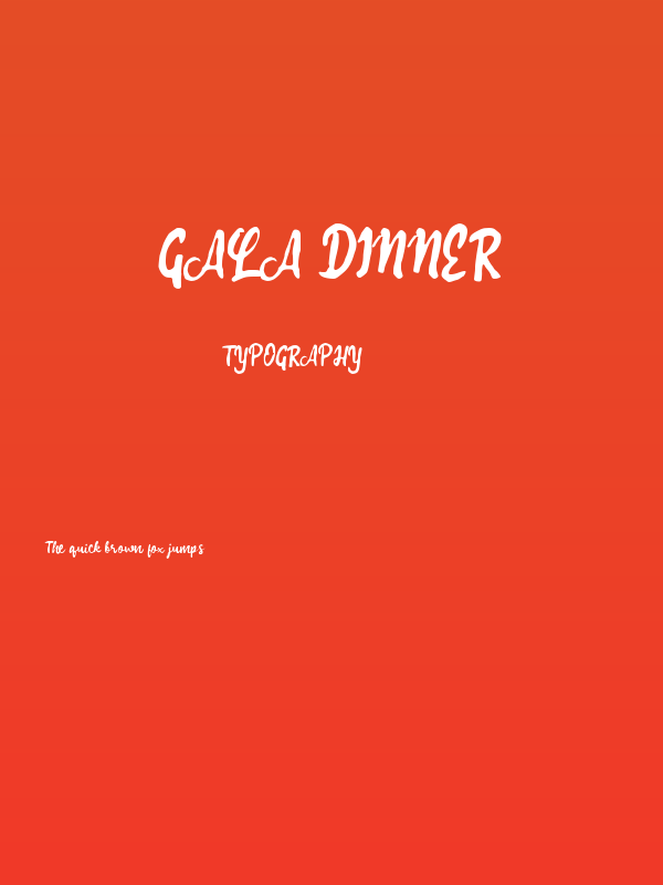 Gala Dinner Poster