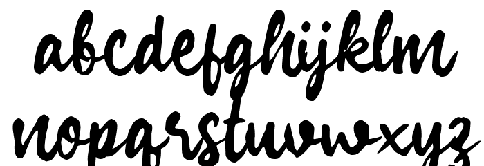 Gala Dinner Font LOWERCASE