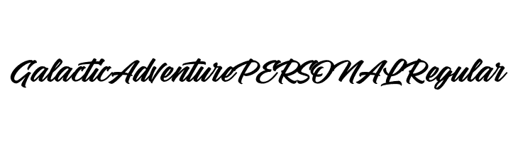 Galactic Adventure PERSONAL Regular  नि: शुल्क फ़ॉन्ट्स डाउनलोड