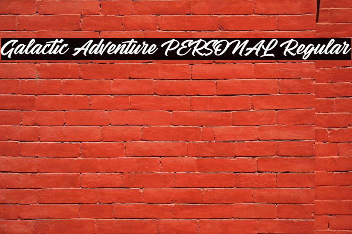 Galactic Adventure PERSONAL Regular Example 1