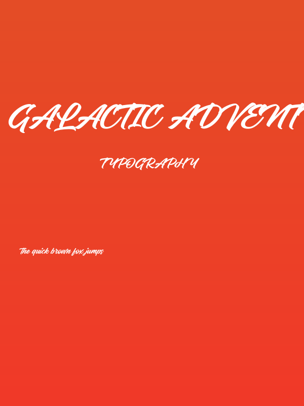 Galactic Adventure PERSONAL Regular Poster