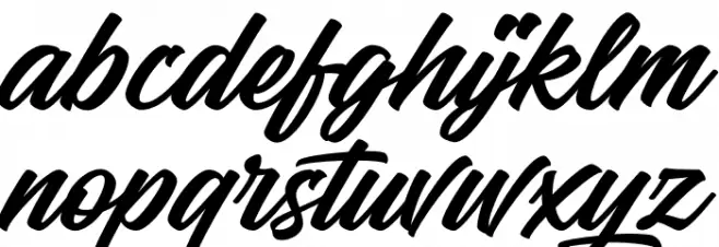 Galactic Adventure PERSONAL Regular フォント 小文字