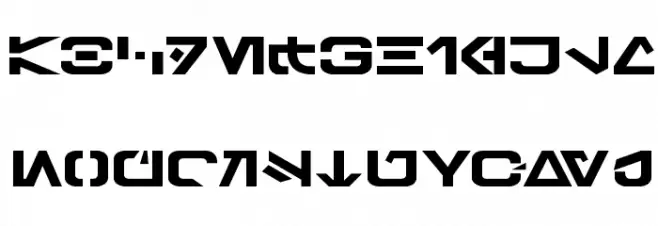Galactic Basic Schriftart Groß