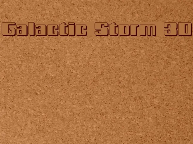 Galactic Storm 3D Example 1