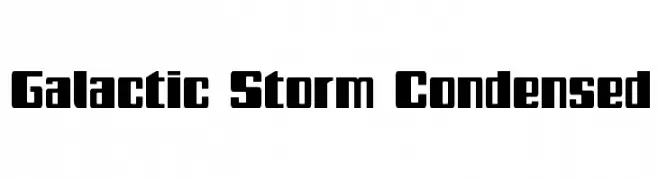 Galactic Storm Condensed 