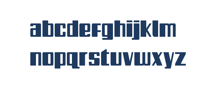 Galactic Storm Condensed Lowercase