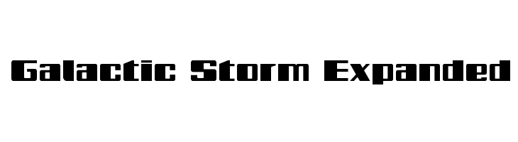 Galactic Storm Expanded  Descarca Fonturi Gratis