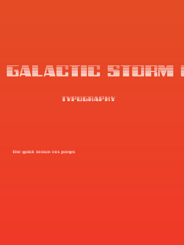 Galactic Storm Gradient Poster