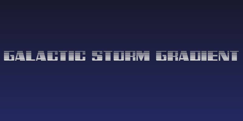 Galactic Storm Gradient Social Header