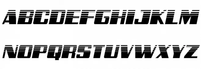 Galactic Storm Halftone Italic Fonte MAIÚSCULAS